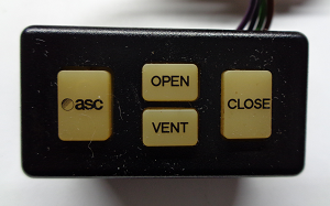 ASC Aftermarket Pre-owned Sunroof Switch Horizontal Switch C49X8-0031-BXXX; C49X80031BXXX 