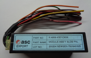ASC / SIGNATURE AUTOMOTIVE PRODUCTS SCU MODEL 375 575 SUNROOF CONTROL MODULE K-49X8-4767-CXXX;  K49X84767CXXX 