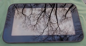 1993 - 1994 AUDI A100 SEDAN OEM SUNROOF GLASS 4A0-877-071-A; 4A0877071A 
