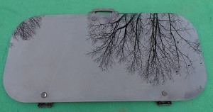 AFTERMARKET CRL SFC  MODEL 1530 AUTOPORT POP-UP 2ND DESIGN SUNROOF GLASS PANEL W/ HANDLE 