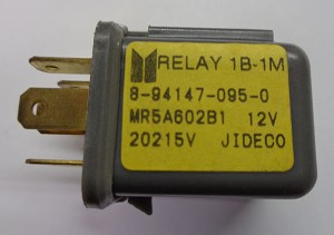 ISUZU JIDECO 6 PIN OEM RELAY MR5A602B1; 8-94147-095-0; 8941470950 
