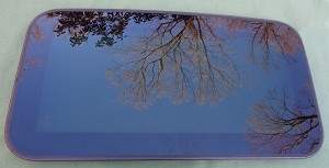 2007 MITSUBISHI OUTLANDER OEM SUNROOF GLASS 5850A028; 5850A279 
