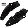 Pair of Front Bumper Support Spacer Retainer Brackets for Toyota Rav4 2019-2021 52535-0R090; 52535-42050; 52536-0R070; 52536-42080 