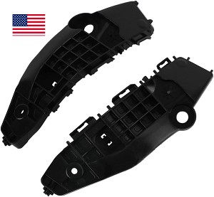 Pair of Front Bumper Support Spacer Retainer Brackets for Toyota Rav4 2019-2021 52535-0R090; 52535-42050; 52536-0R070; 52536-42080 